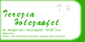 terezia holczapfel business card